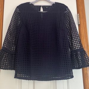 Ann Taylor XS Long Sleeve Blouse with Peasant Sleeves.